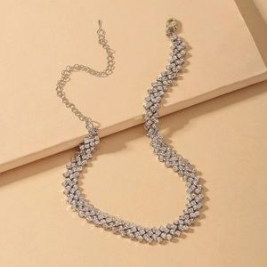 Rhinestone Choker Necklace
